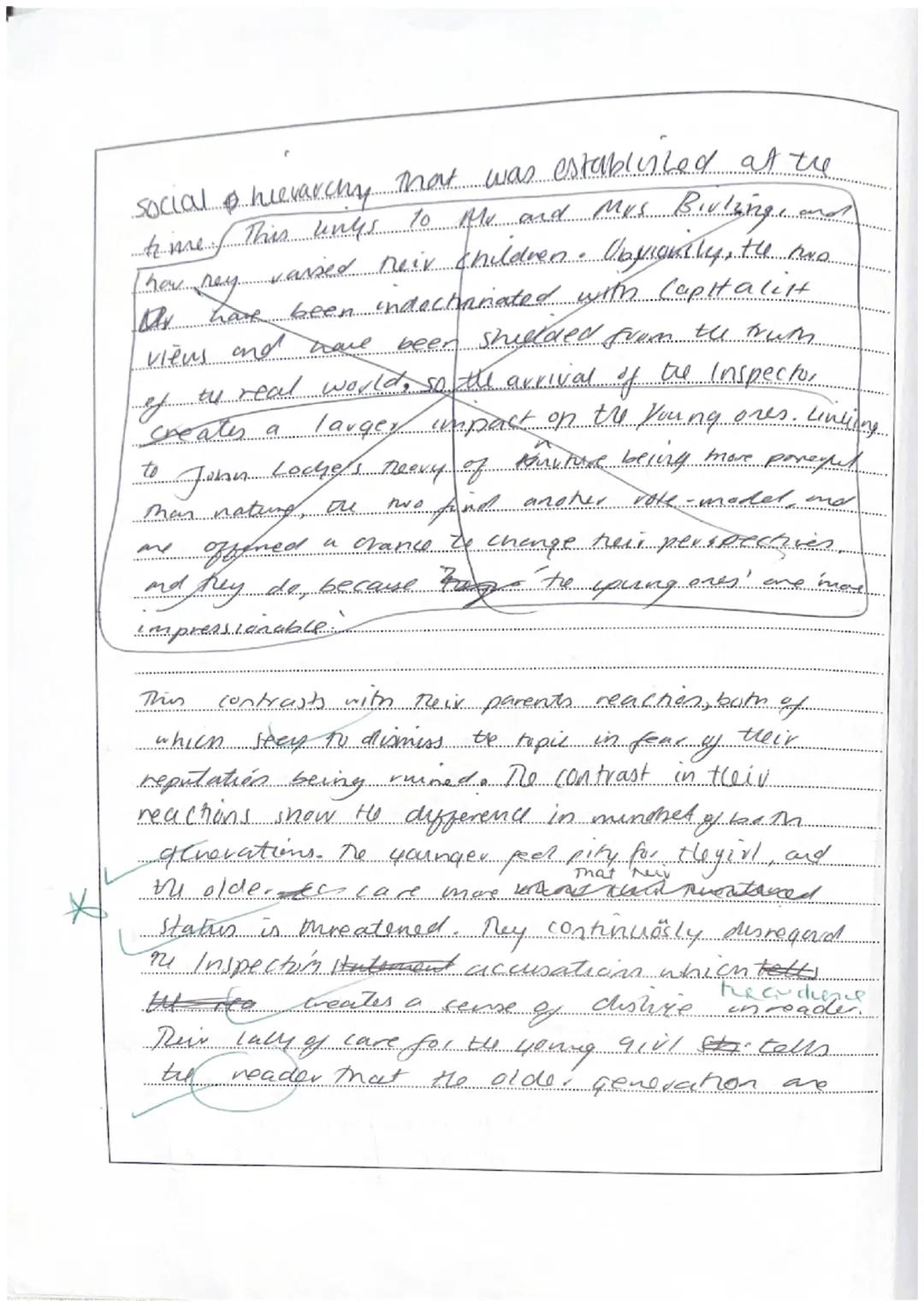 Section A:
J.B Priestley: An Inspector Calls
ANSWER
PLEASE CHOOSE ONE OF THE TWO QUESTIONS TO ANSWER
EITHER:
1. How far does Priestley prese