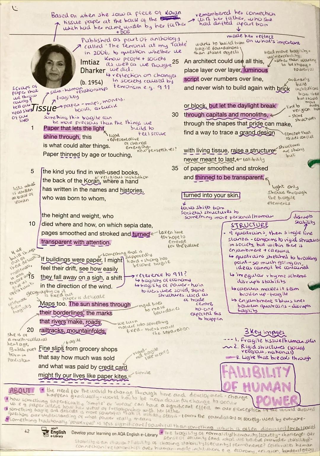 Scraps of
paper that
we throw
away f
tell our-
real story
of our
lives
1
lists what
is written
at back of
Voran
5
7
Tissue
if we
built thing