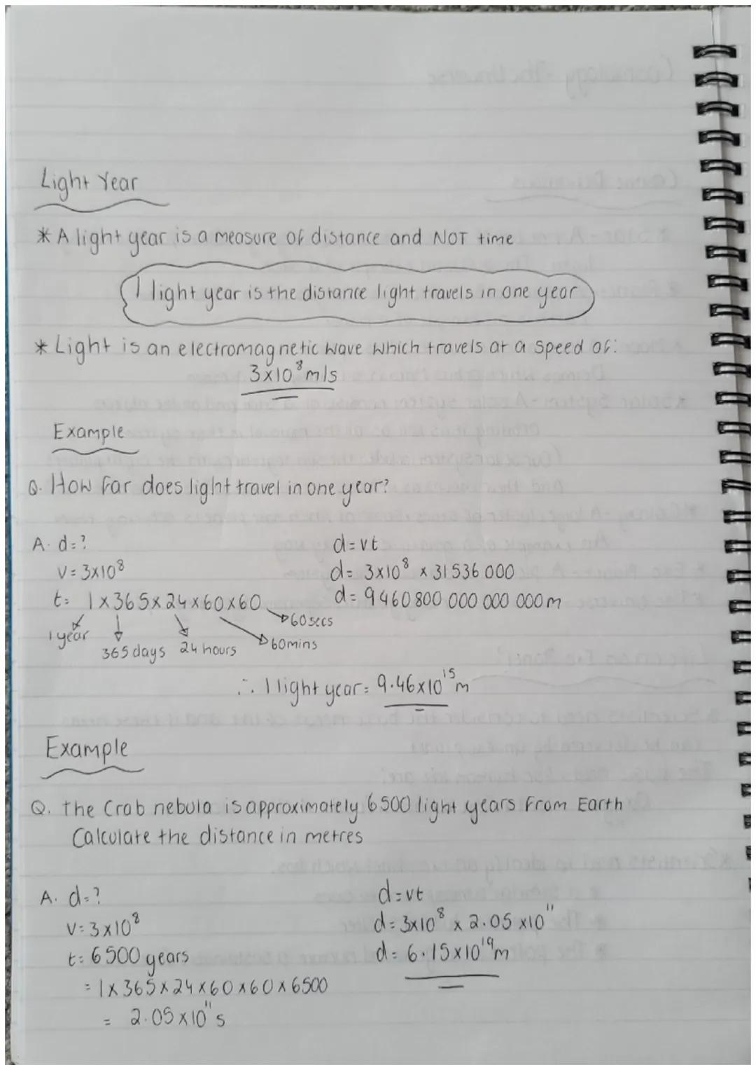 Cosmology -The Universe
Cosmic Definitions
*Star - A hot ball of matter which is undergoing nuclear fusion emitting
light. The Sunisan exam