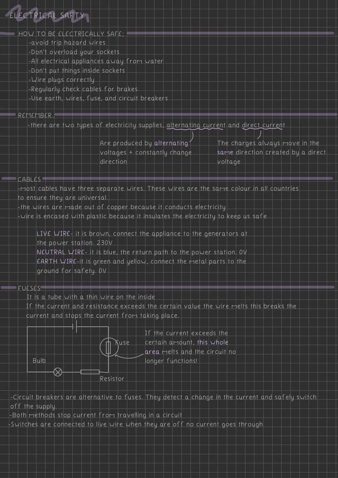 ELECTRICITY +
CIRCUITS CURRENT AND CIRCUITS
Before we begin on the actual topic, here is some basic knowledge you must remember!
-Positive M