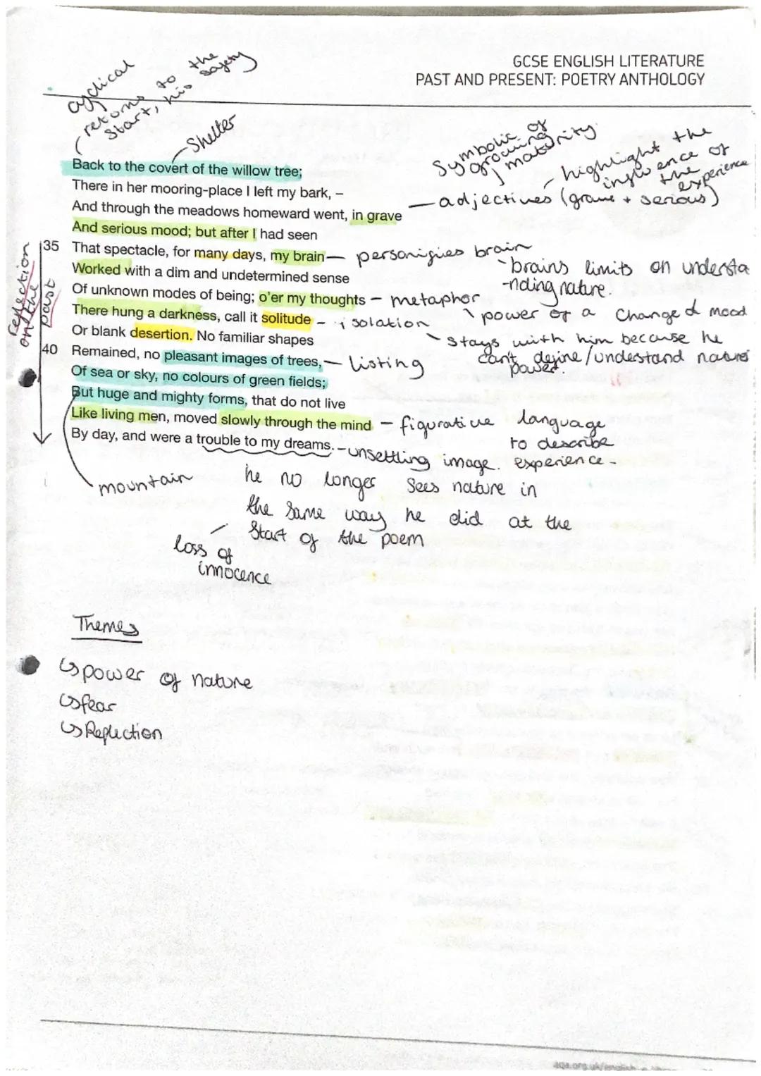 Narrative poem
Auto biographical told from 1st person.
William
Wordsworth
(1770-1850)
ل
feels like a conversation
Section from a larger
