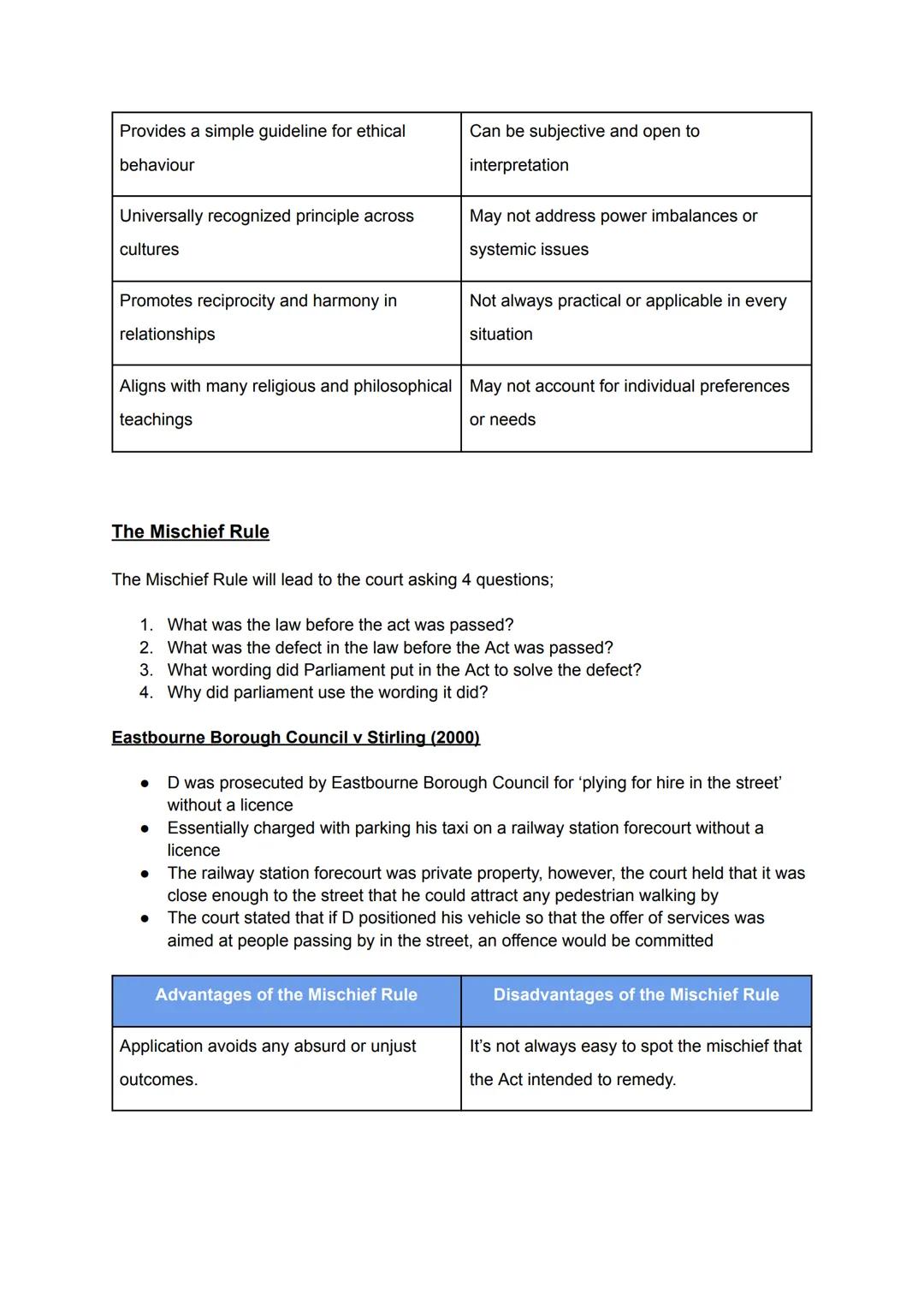 # Statutory Interpretation
Is essentially the Interpretation of the Law that Parliament has set down.
Acts set out by Parliament may have