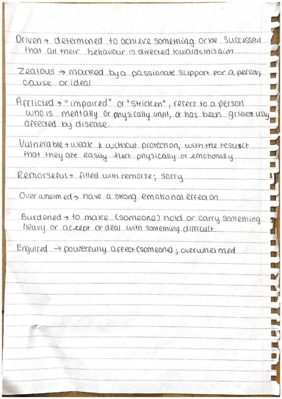 # Words to describe Lady Macbern
Duplicitous deceitful
Dominant having power and influence over others
Determined having a firm descision