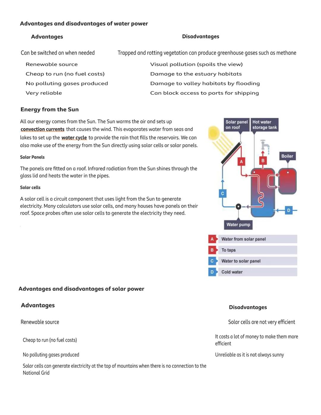 Types of energy resource
Renewable and non-renewable resources
A renewable energy resource is one that is being (or can be) replenished as i