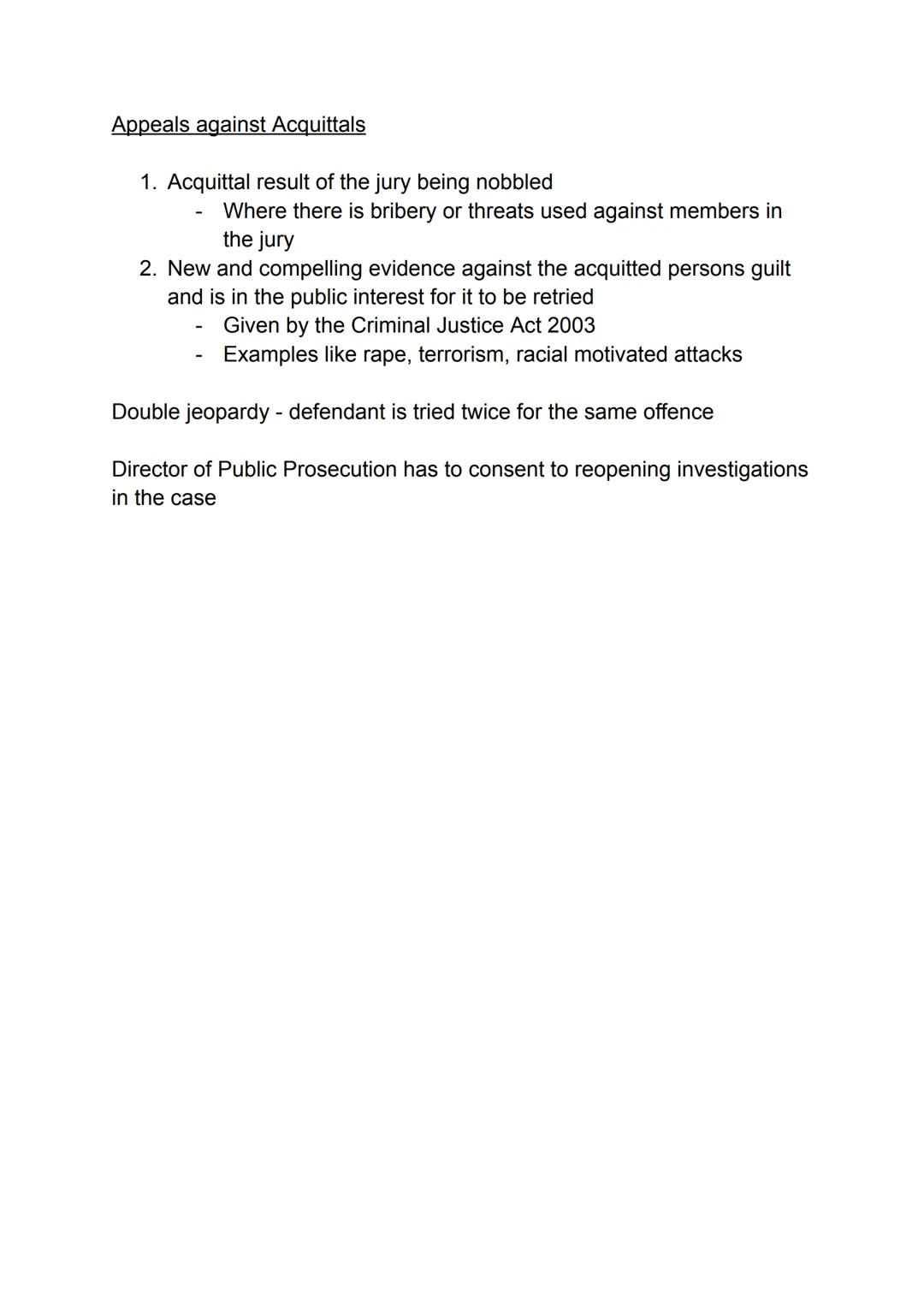 2.1 Criminal process
There are two courts that hear trials of the criminal courts
- Magistrates
- Crown
Defendant pleads guilty = receive