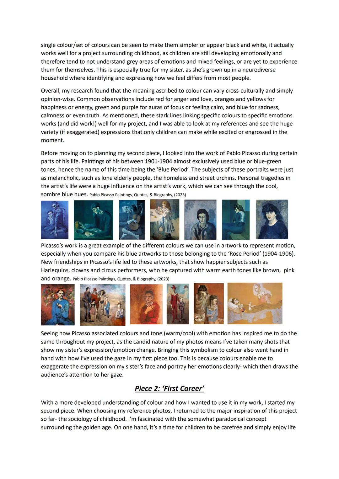 Saffron McCaughey: Portraiture/Component 1 Essay:
Introduction:
I already knew even before starting my project that I wanted to focus on por