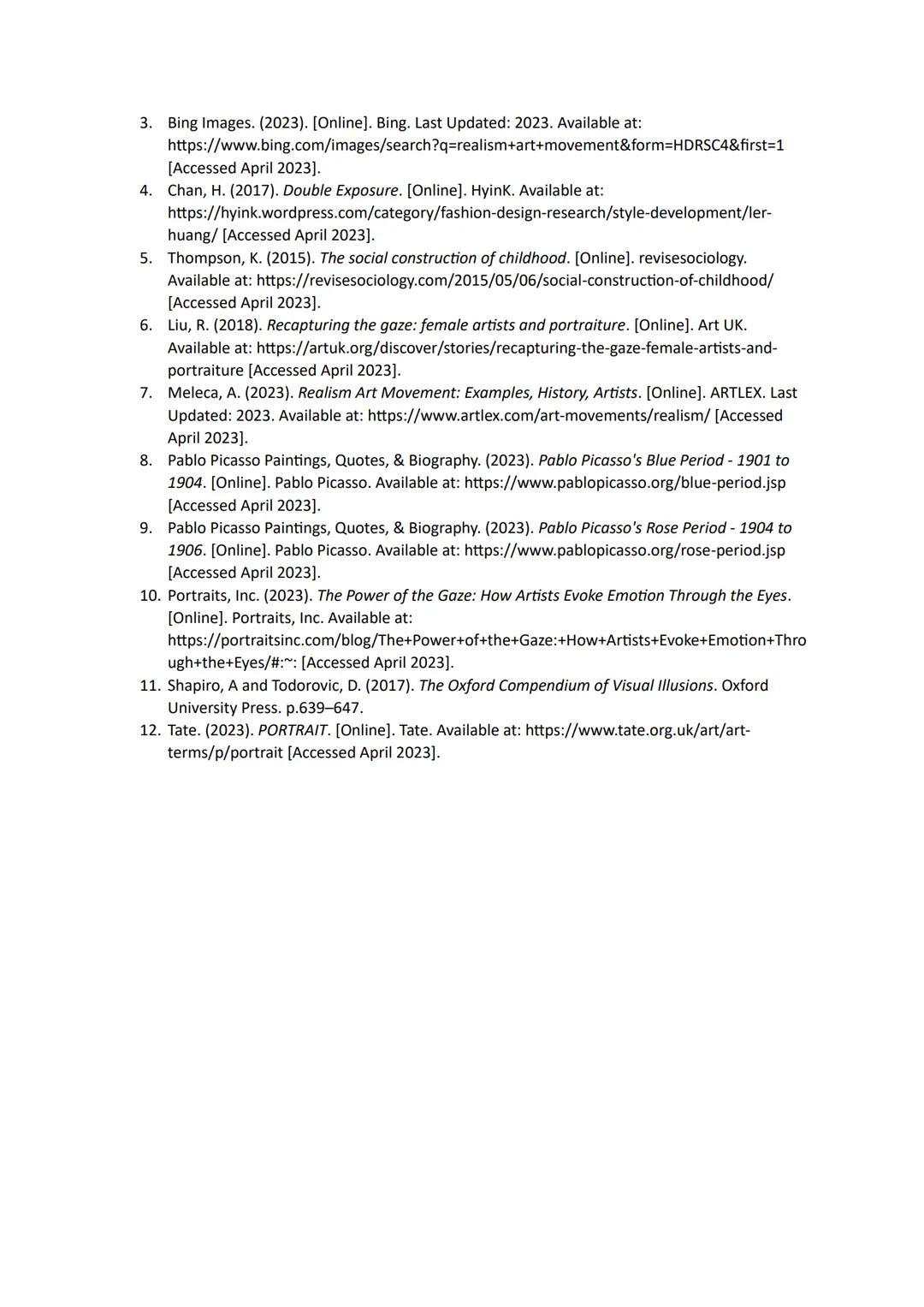 Saffron McCaughey: Portraiture/Component 1 Essay:
Introduction:
I already knew even before starting my project that I wanted to focus on por