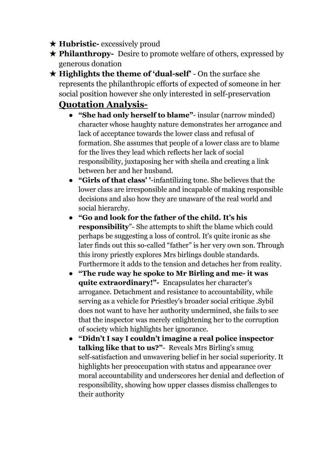 # An Inspector Calls
(Characters)
Sheila Birling:
Initial Portrayal: Initially, Sheila is portrayed as a stereotypical
younger generation