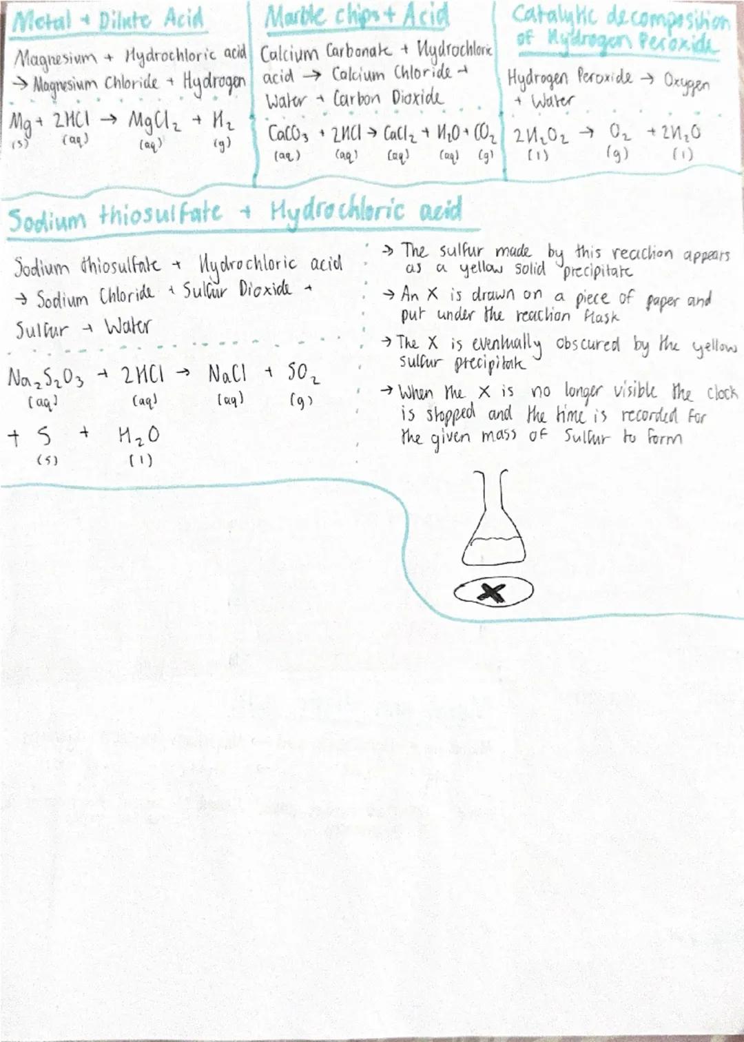 Rates of
Reac Hons
=
Rate
(3 or 5)
speed that a reactant
is used
ир
Measuring Measuring the rate
at which the reaclart
is used up
Rate of a