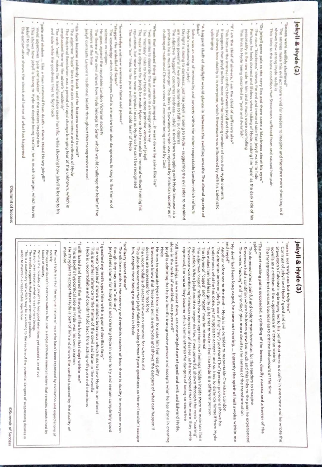 Context
Context:
Stevenson
Stevenson's Calvinistic upbringing (a major branch of Protestantism that
follows the theological tradition and fo