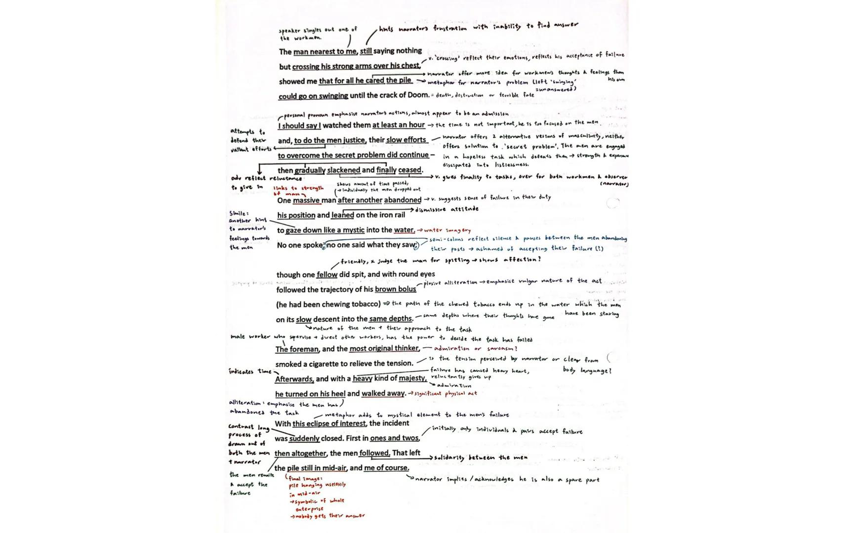 suggest speaker is educated a literary
=diary
mystery element
From the Journal of a Disappointed Man link to gender
Andrew Motion
verb ang