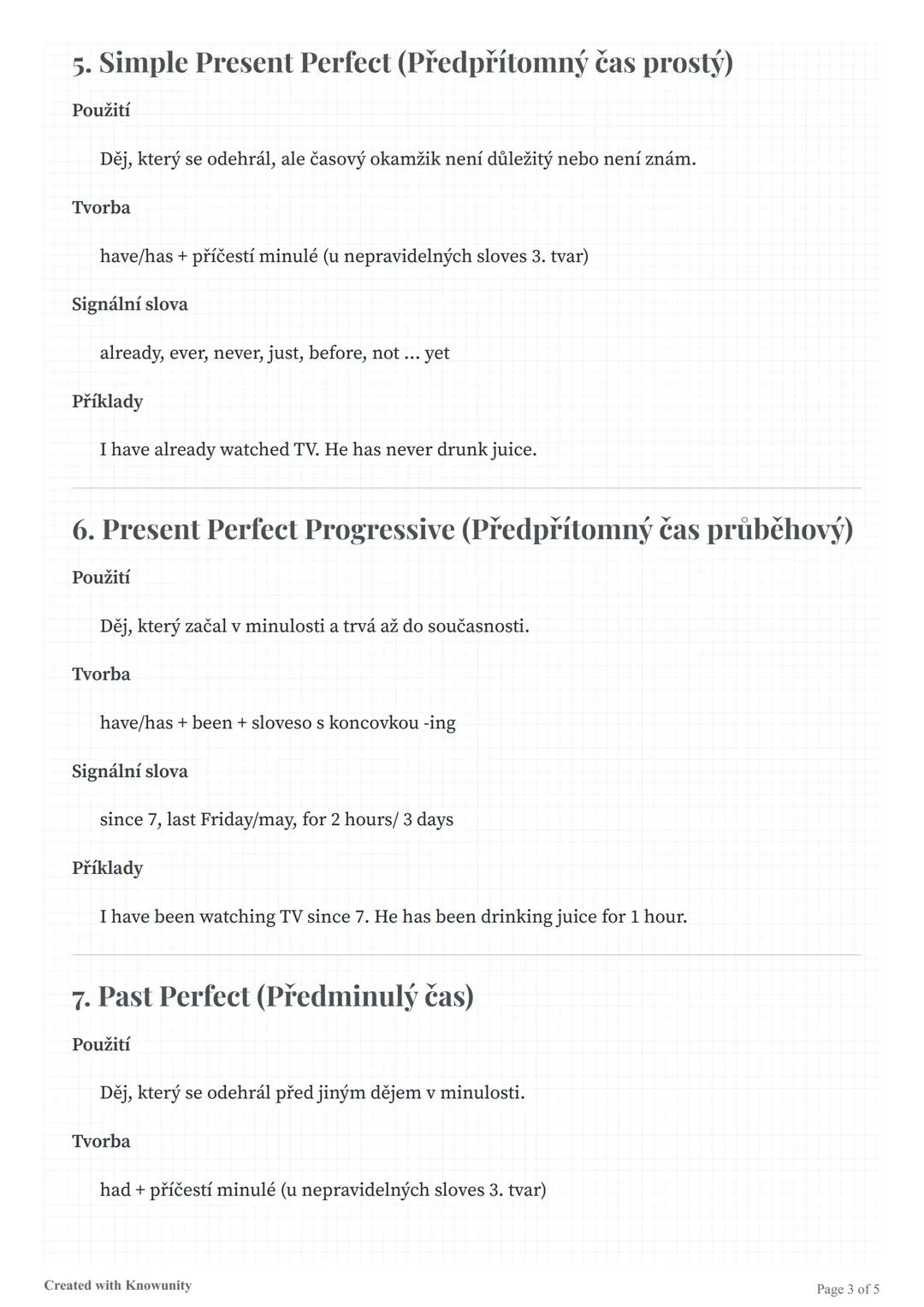 # Anglické časy
Přehled anglických časů, jejich použití, tvorba, signální slova a příklady.
# Anglické časy
Anglické časy jsou základním