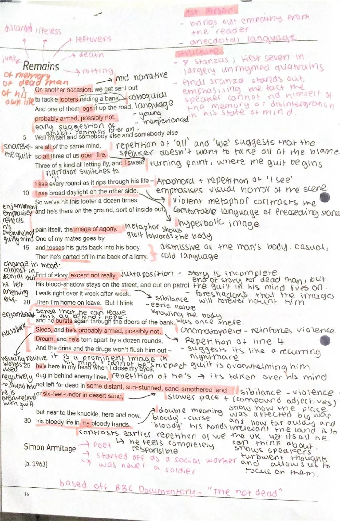 discarded lifeless
Jeftovers
death
Junke
of memorman
Remains
rotting
mid narrative
On another occasion, we get sent out
Of dead
his
of
1
own