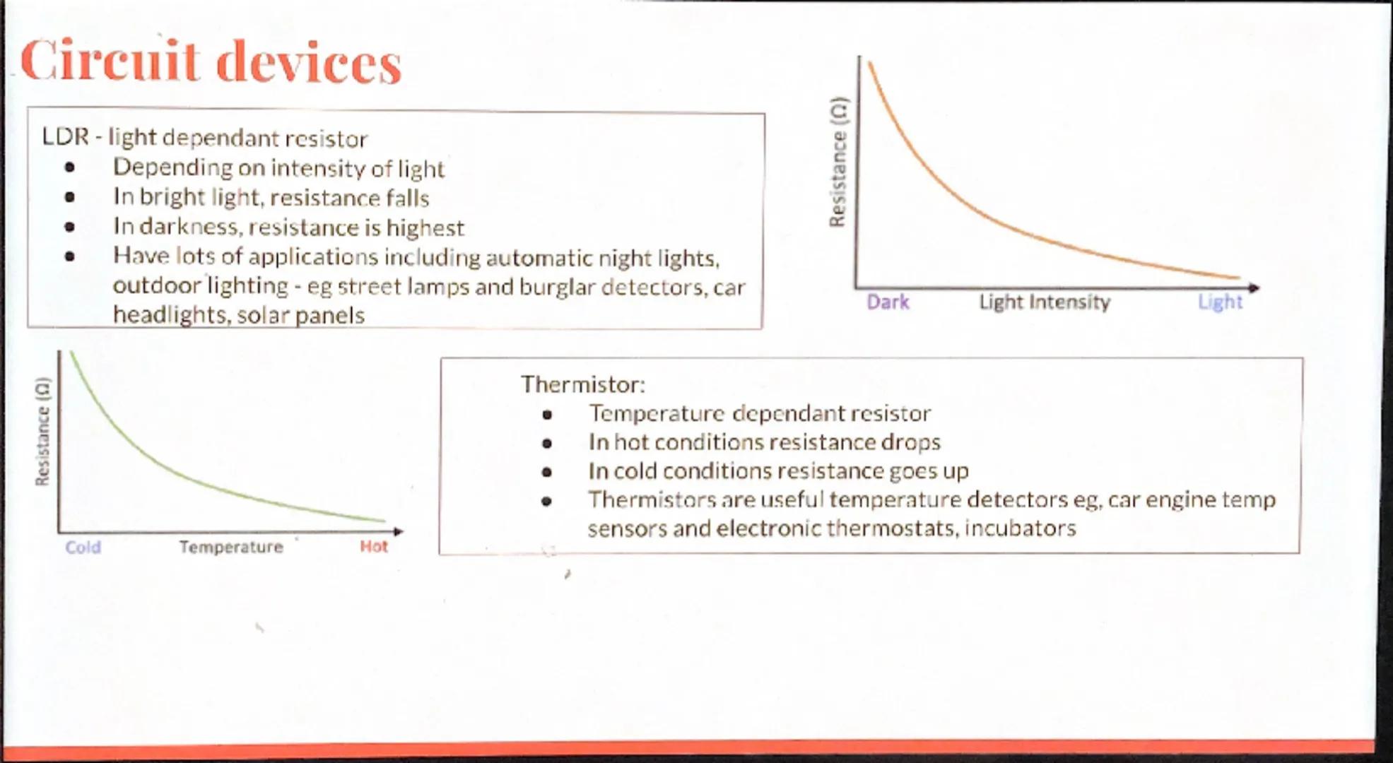 Current and circuit symbols
Current flow of electric charge.
Electric charge will only flow around a complete closed circuit if
there is pot