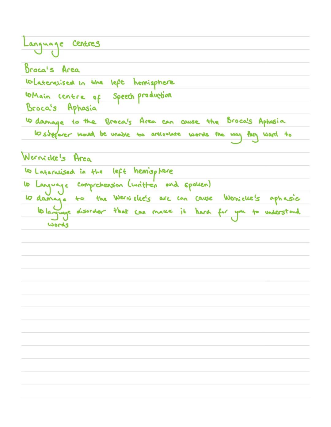 LOCALISATION
Localisation of function.
to different areas of the brain are responsabile for different behaviours, processes or
activities
to