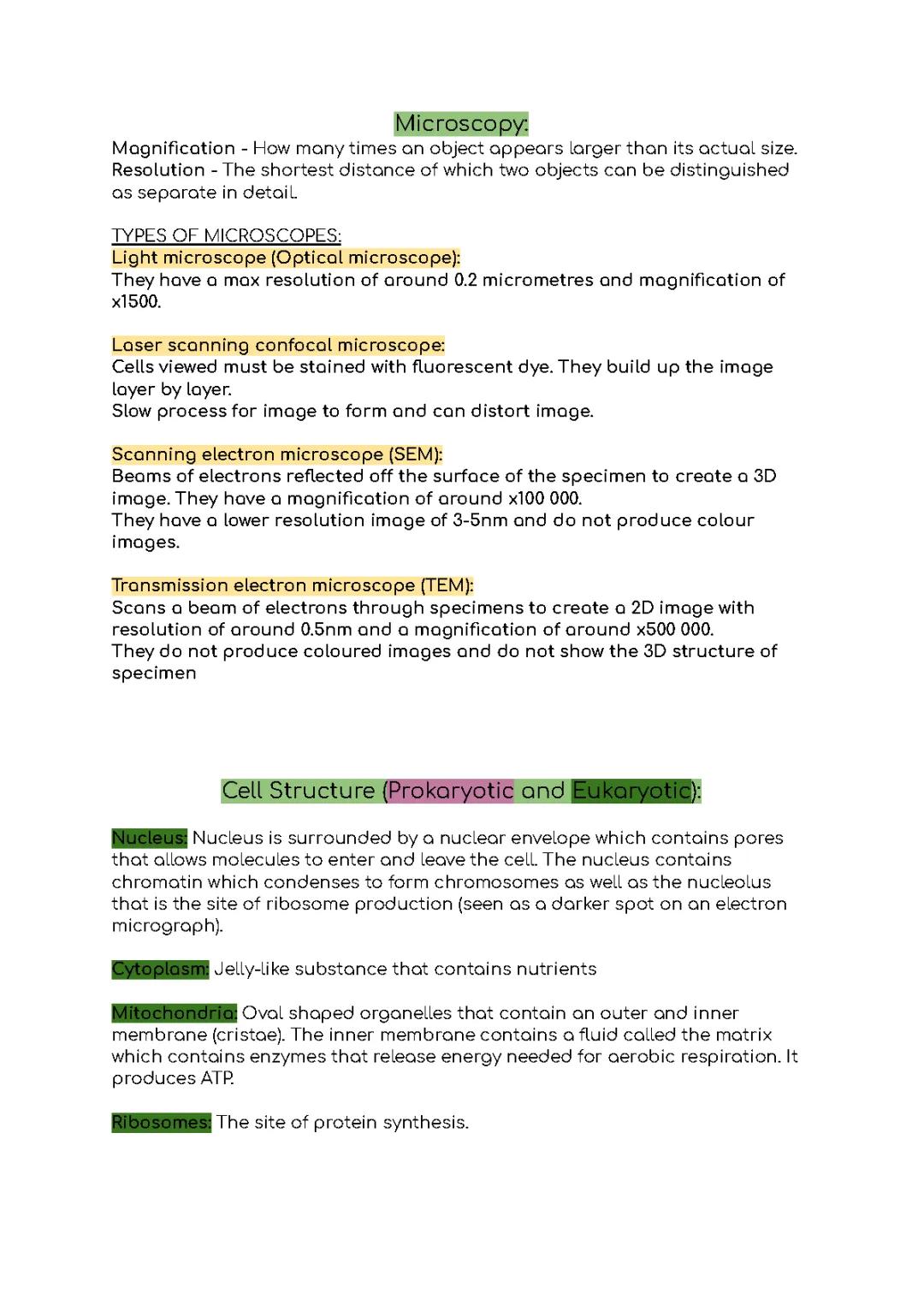 Foundations in Biology