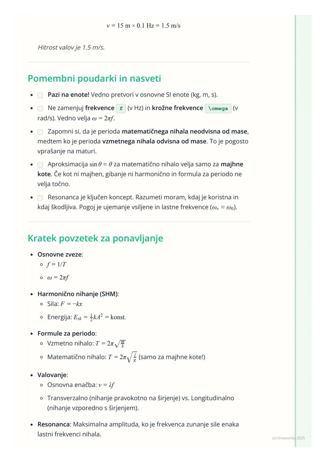 # Nihanje in valovanje
Uvod v nihanje in valovanje
Nihanje in valovanje sta dva temeljna pojava v fiziki, ki opisujeta periodična
gibanja.