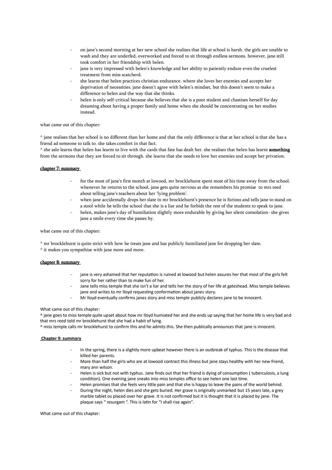 chapter 1: summary
setting: gatehshead, home of theReed family
time: november 1808-1820 (early 19th century)
โ
starts off with jane eyre (wh