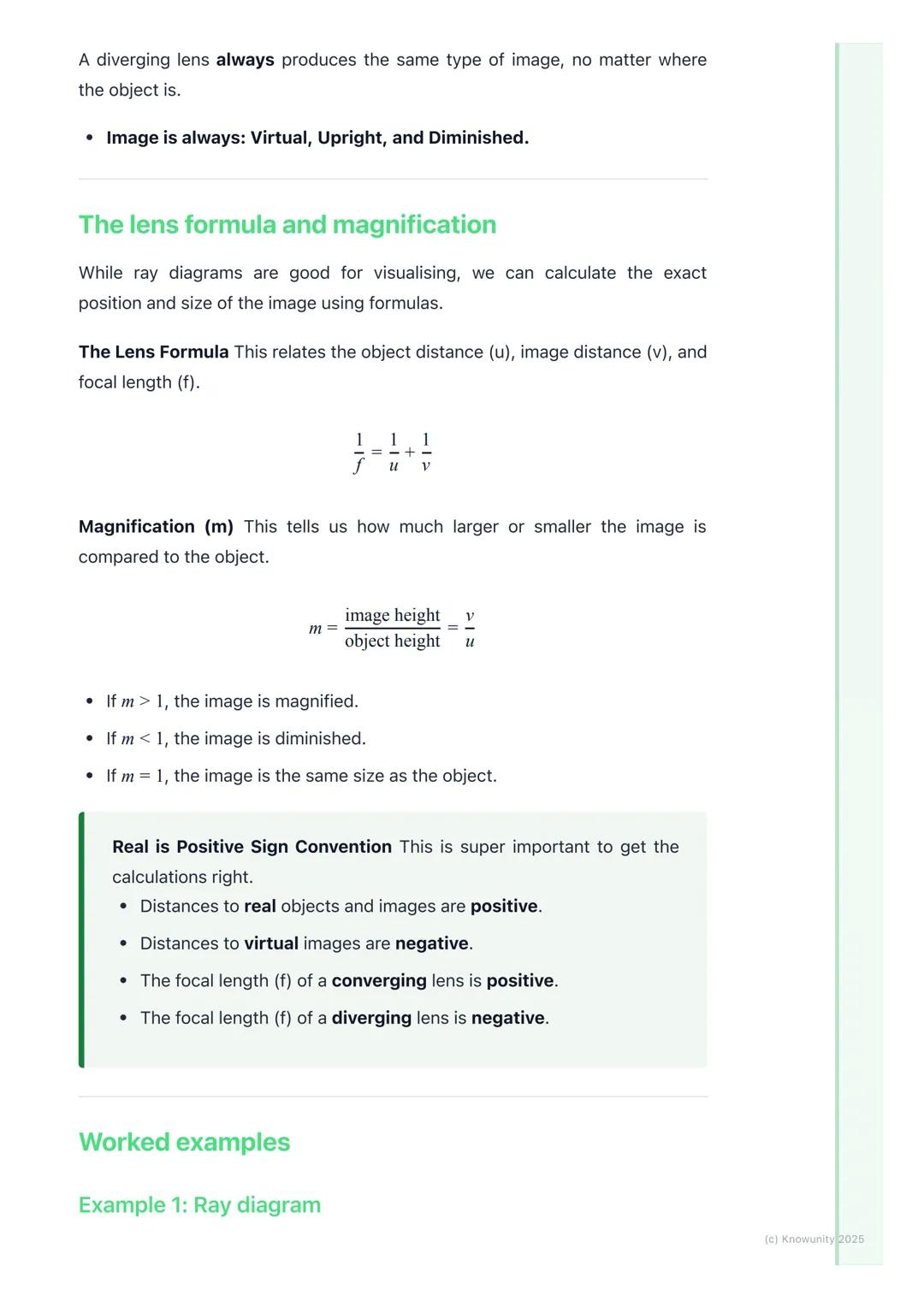 # Lenses
Introduction to lenses
Lenses are curved pieces of transparent material (like glass or plastic) that
refract light. Refraction is