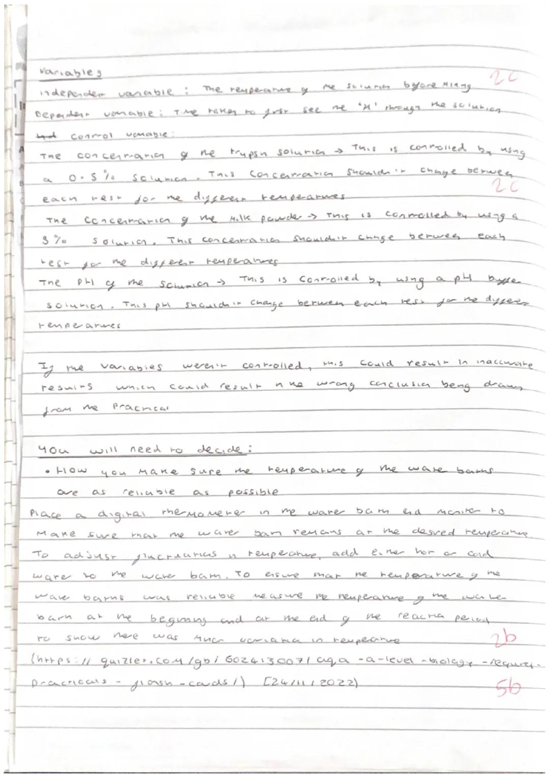 Apparatus & Techniques covered:
A use appropriate apparatus to record a range of quantitative measurements
B. use appropriate instrumentatio