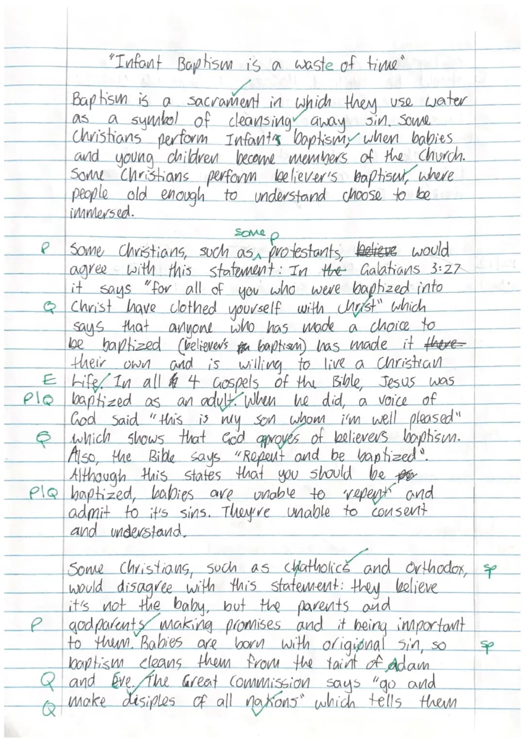 12/12 marker on Baptism – page 1