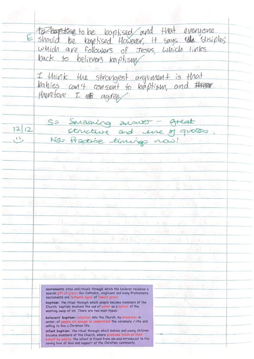12/12 marker on Baptism – page 2