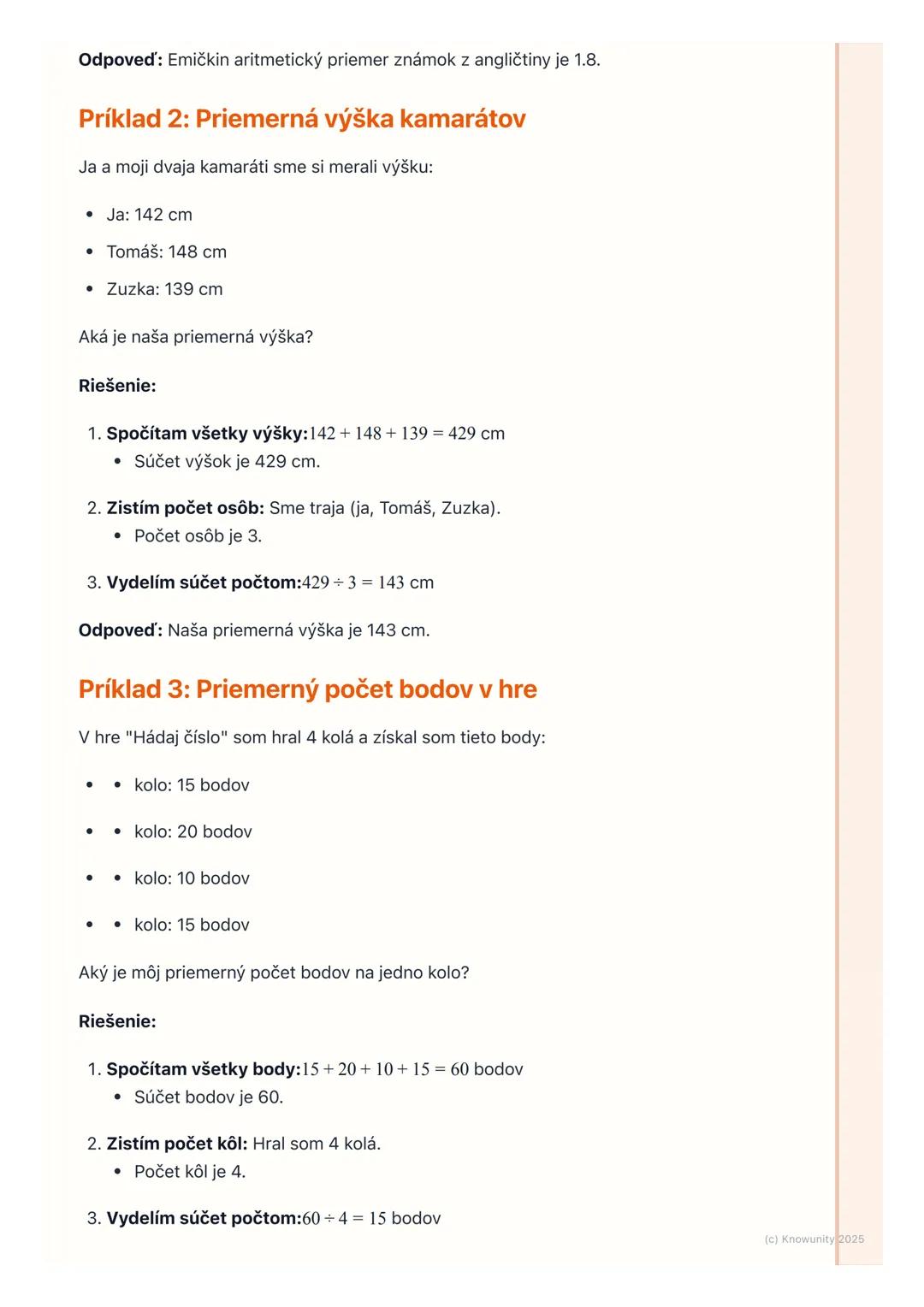 # Aritmetický priemer
1. Prehľad aritmetického priemeru
Ahoj! Dnes si píšem poznámky k aritmetickému priemeru. Je to super dôležitá
vec v