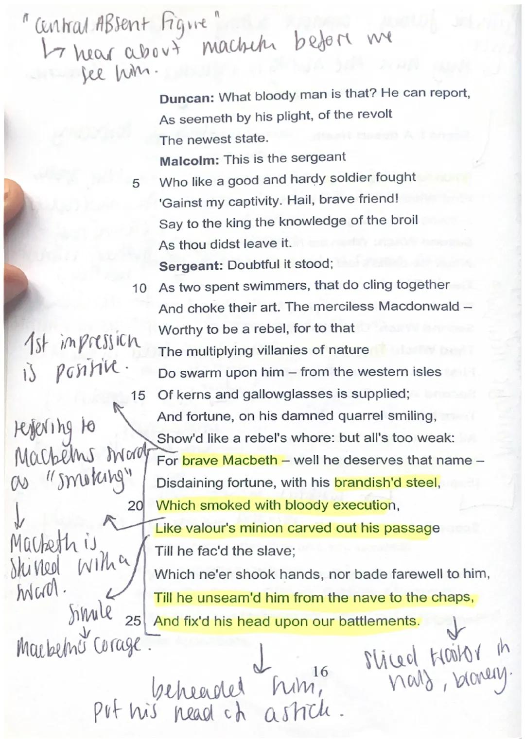 Pathetic falacy: ominous setting, witches are in
power
↳ may have the ability to infwence the elements.
Scene I. I. A desert Heath.
Act I
↓