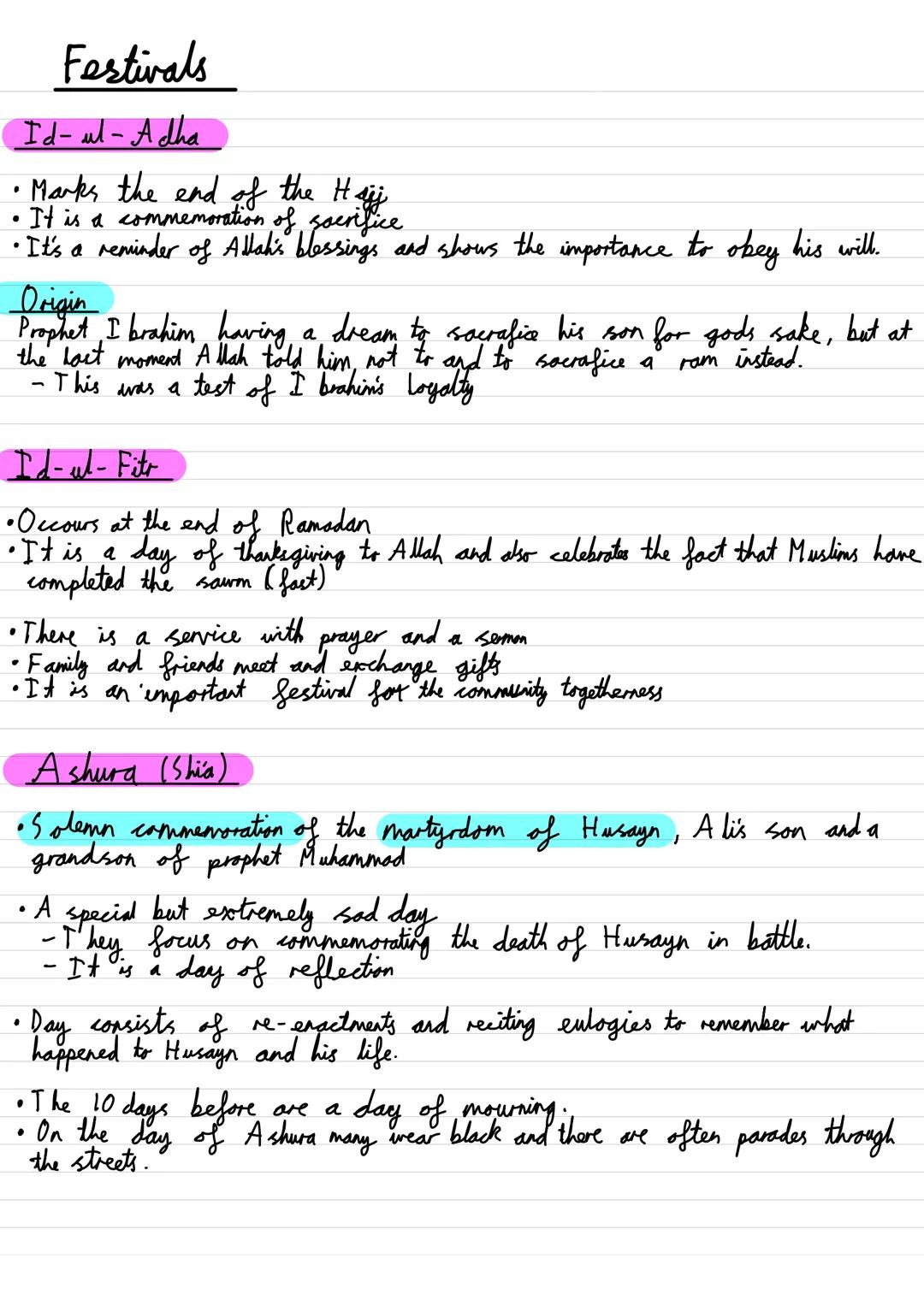 5 Pillars of Islam
Zakat
- Charitable giving
- encourages genorosity and compassion
- 2.5% of income
Shahdah
- Declaration of faith
- Firs
