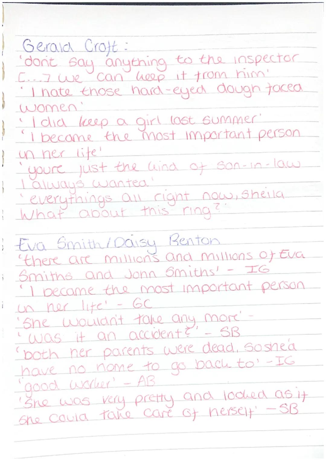 an inspector calls quotes.
Mr Birling:
'unsinkable, absolutely unsinkable'
'community and all that nonsence'
'look inspector la give thouse