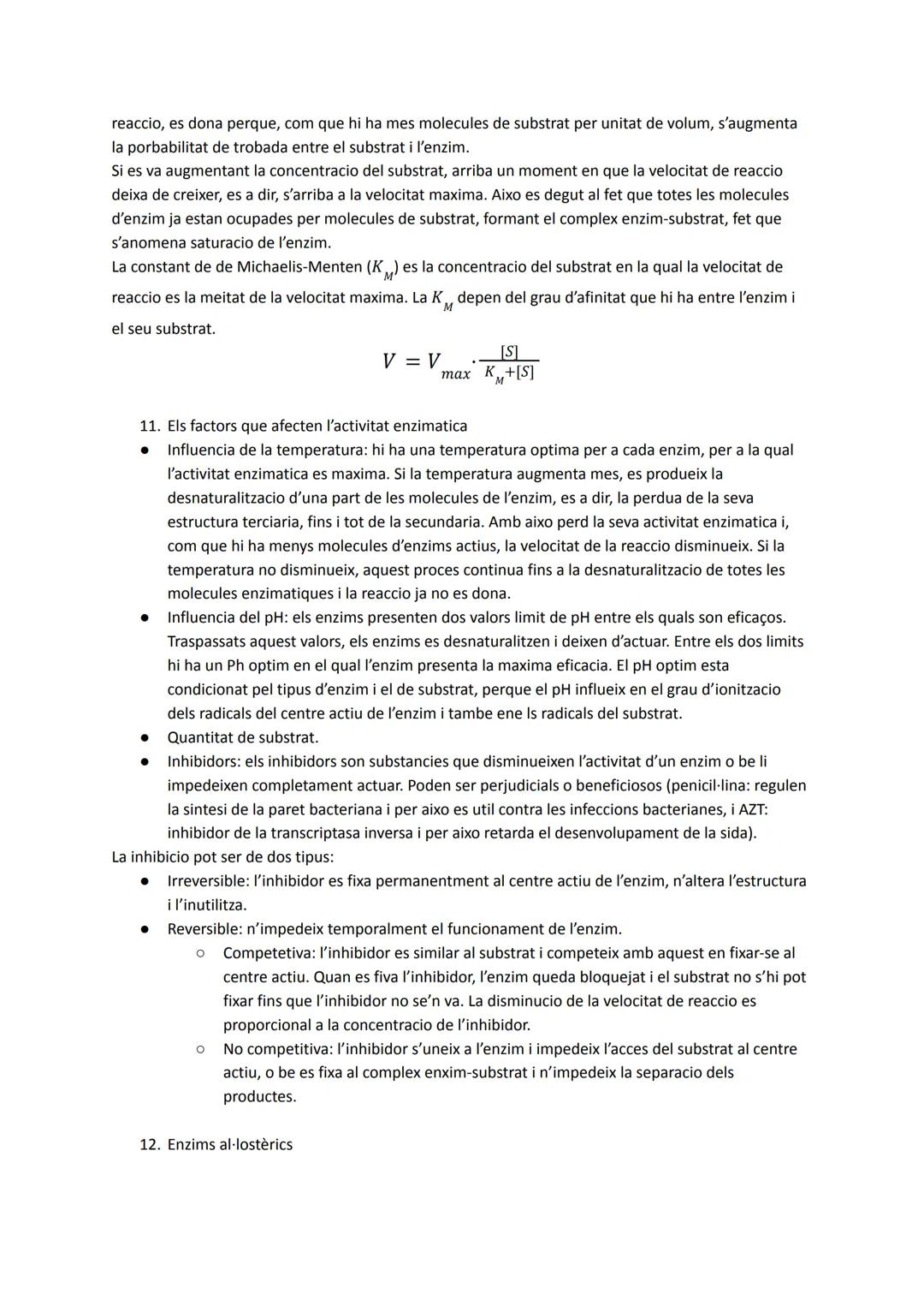UNITAT 1: EL METABOLISME CEL·LULAR I ELS ENZIMS
1. El concepte de metabolisme
El metabolisme cel·lular és el conjunt de reaccions químiques