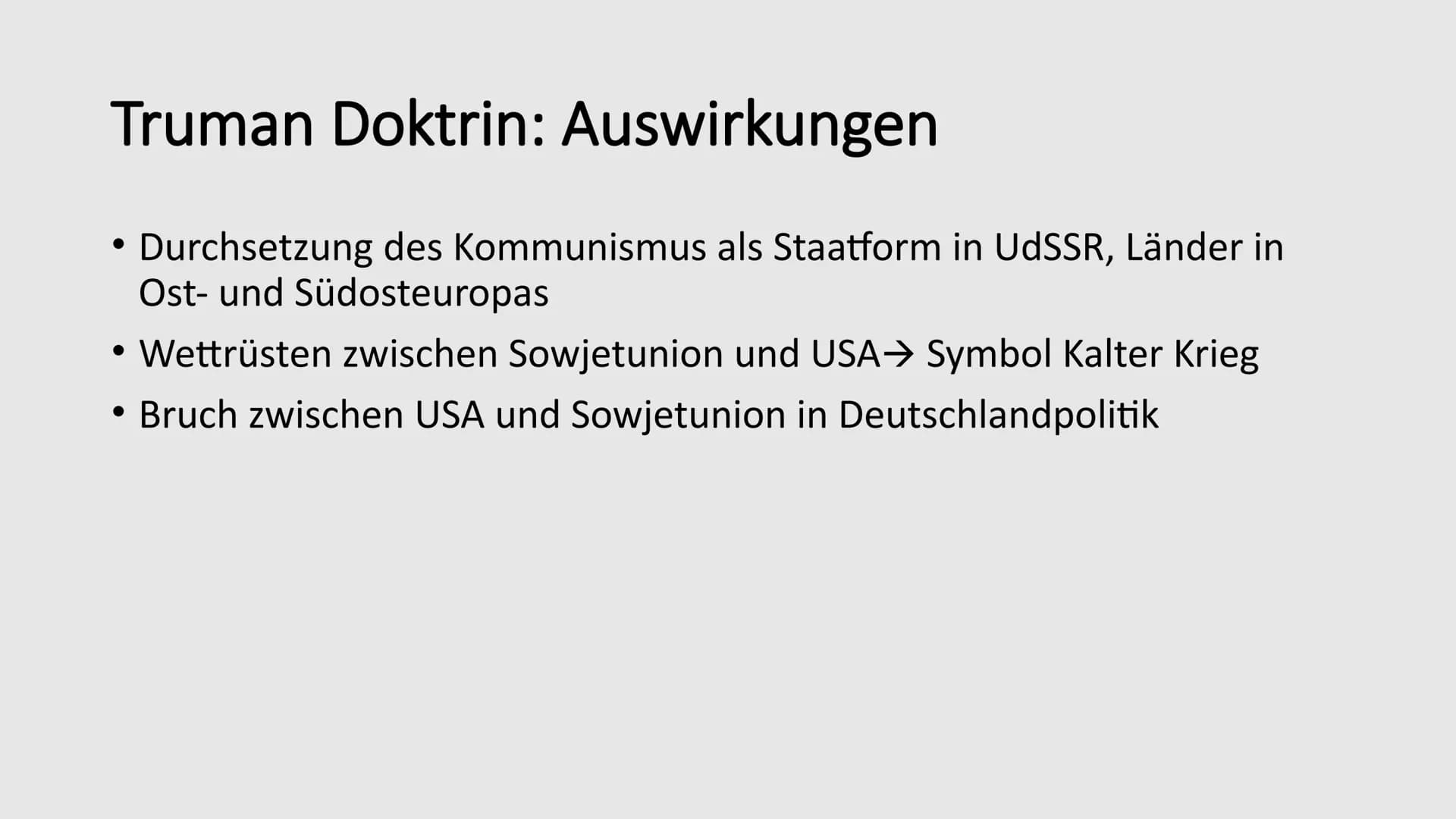 # Truman-Doktrin und
# Marshall-Plan
Abbildung 1: Präsident Harry S. Truman # Gliederung
1. Containment Politik
2. Truman Doktrin: Allgeme