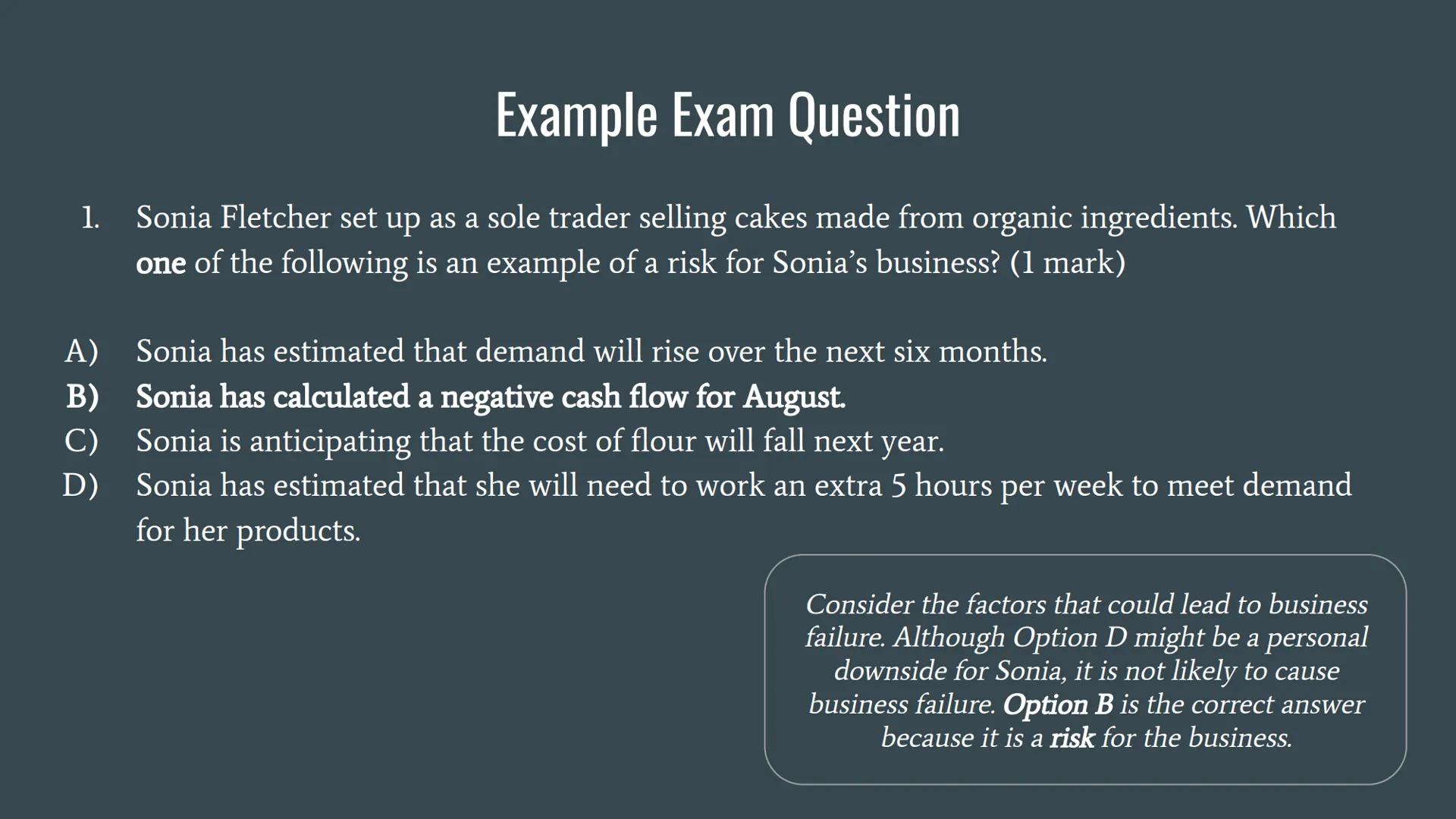 # Risk and Reward Before an entrepreneur starts their own business or sets up their own company, they will consider
the risks and rewards as