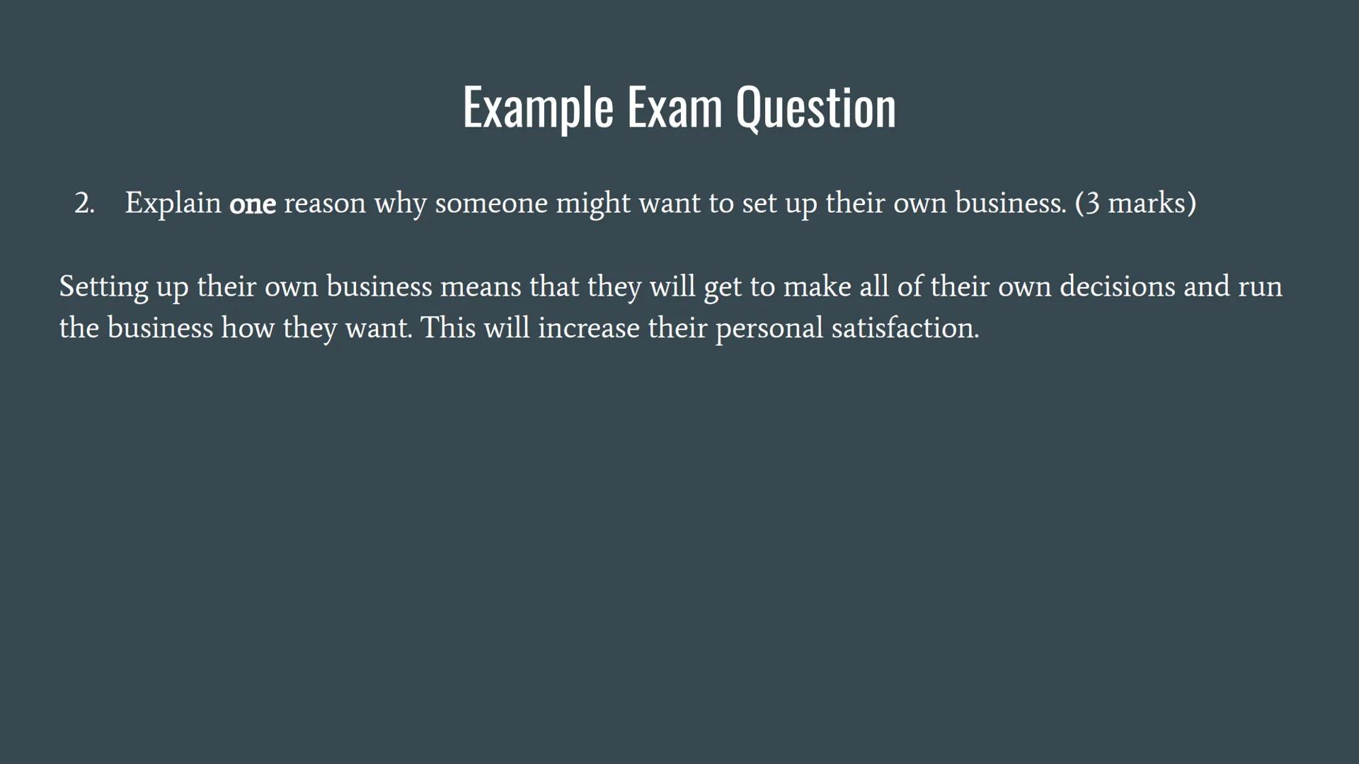 # Risk and Reward Before an entrepreneur starts their own business or sets up their own company, they will consider
the risks and rewards as