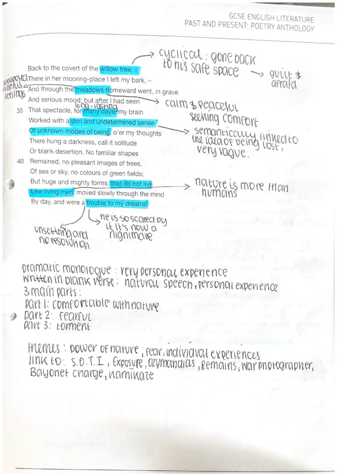 First person narrative Also a biograpricou poem, capve
key momentsee his life. Journey of narrator's travels-
explores now nature is superio