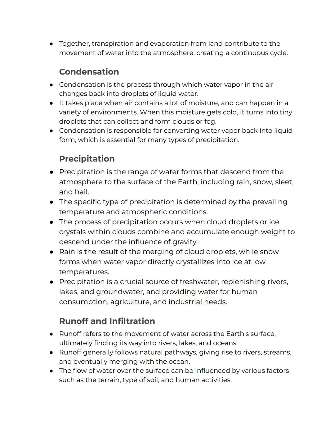 # The Water Cycle
What Is The Water Cycle?
* The water cycle is the continuous movement of water on, above, and
below the surface of the