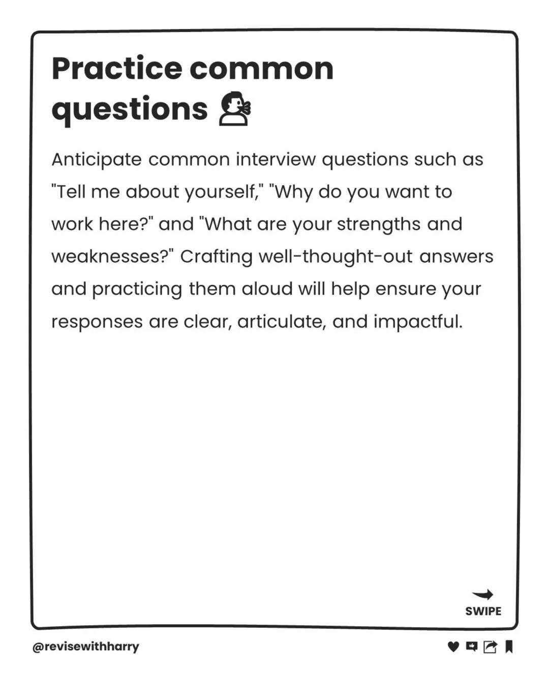 # Mastering
job
interviews
PREPARING FOR LIFE
@revisewithharry Research the
company
Dive into the company's background, its mission,
co
