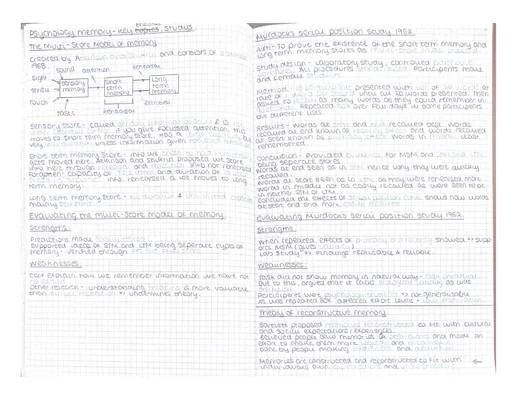 Understanding Murdock's 1962 Serial Position Study and Memory ...