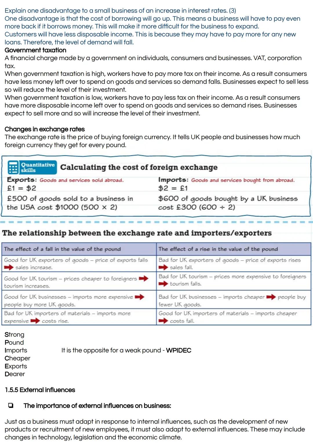 Edexcel Business Theme 1 Revision Notes PDF | Free A-level & GCSE ...